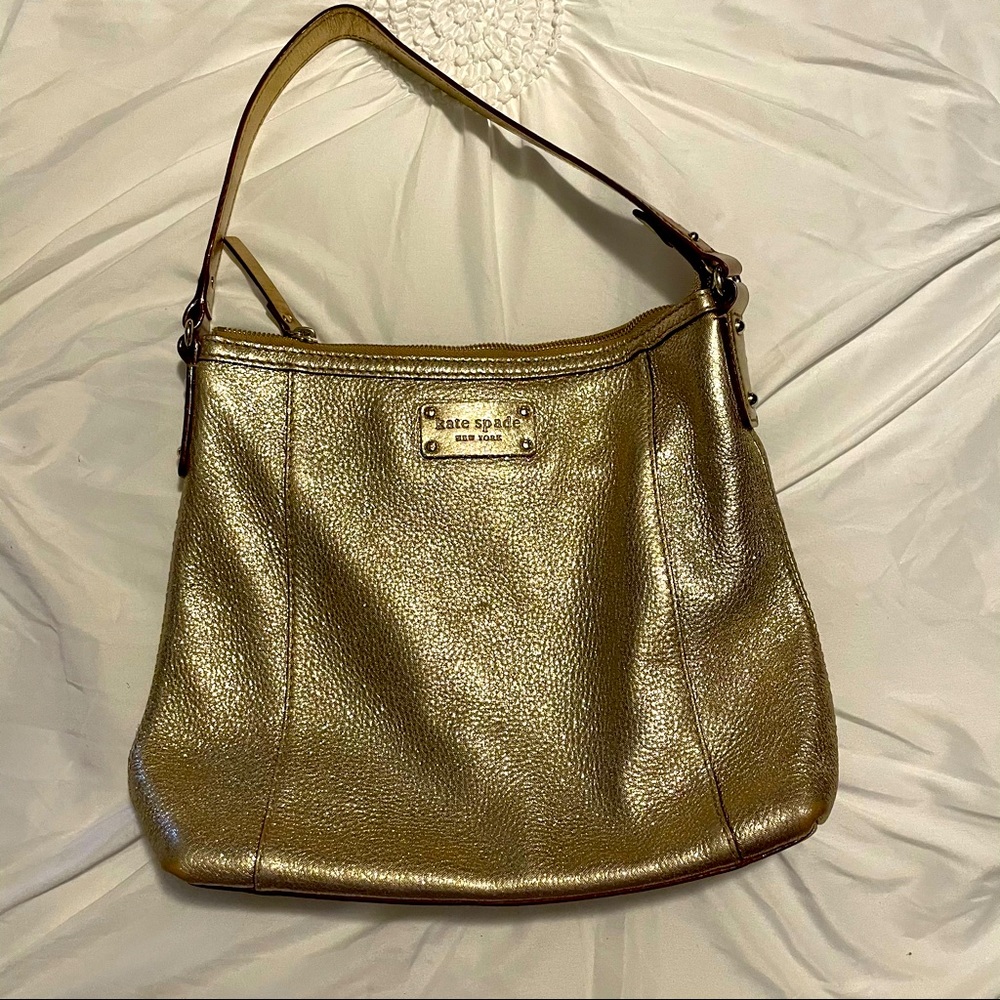 Kate Spade Gold Handbag